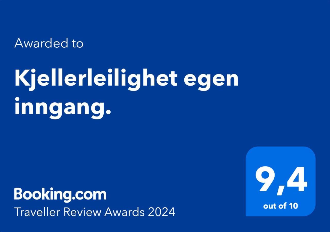Kjellerleilighet Egen Inngang. Stange Dış mekan fotoğraf